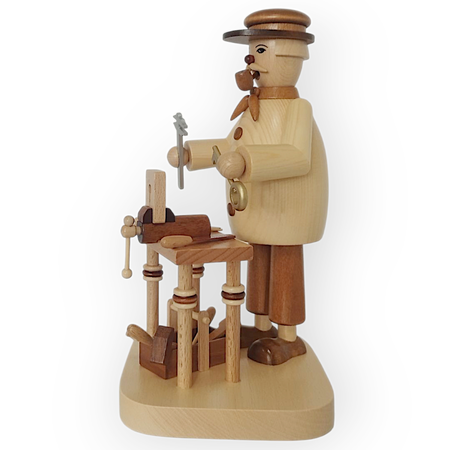 Räuchermann Schlosser, natur – Bild 3