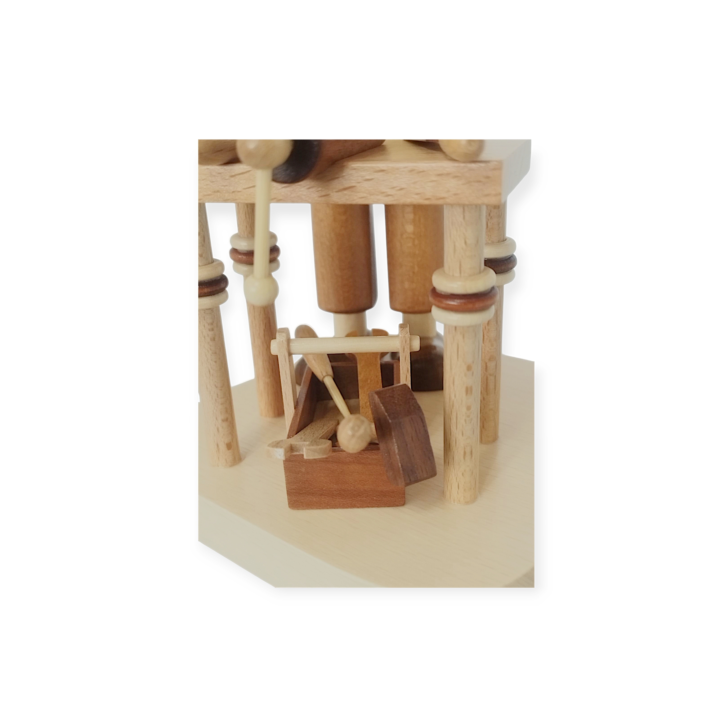 Räuchermann Schlosser, natur – Bild 9