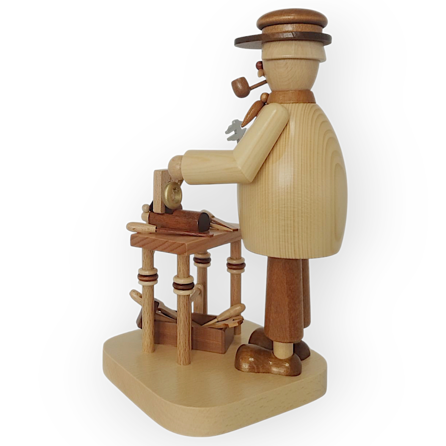 Räuchermann Schlosser, natur – Bild 5