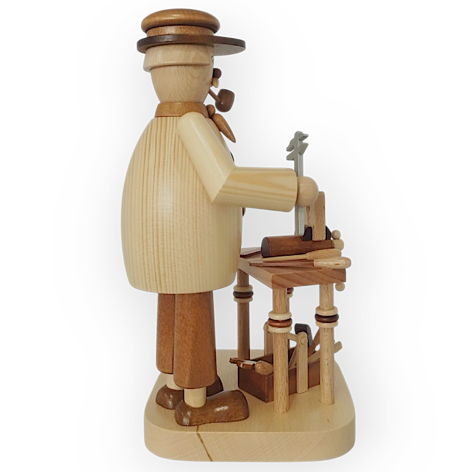 Räuchermann Schlosser, natur – Bild 7