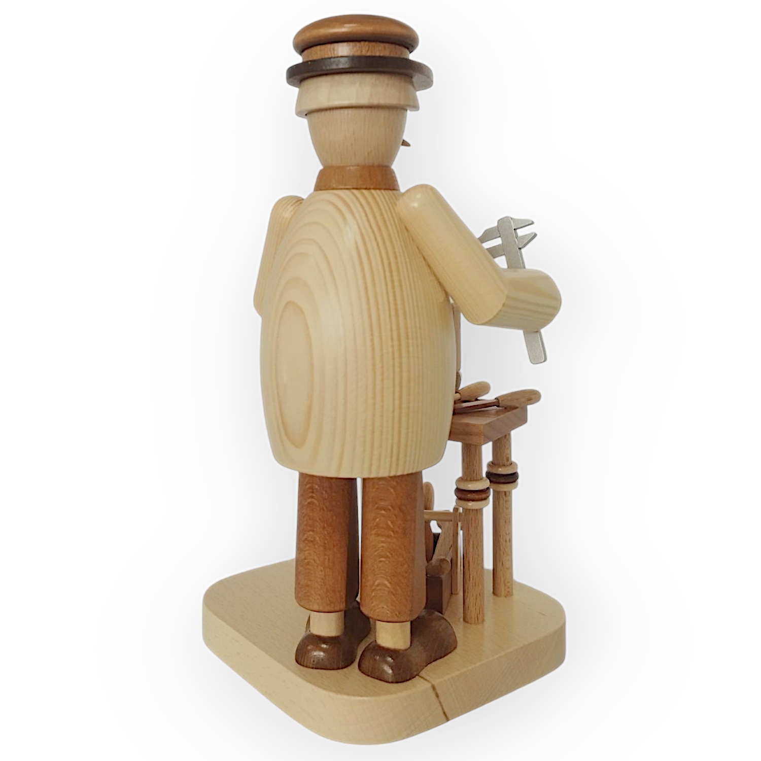 Räuchermann Schlosser, natur – Bild 4