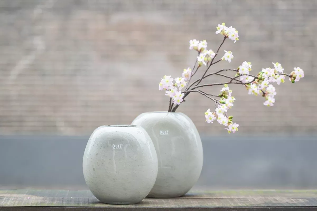 Dutz Vase “Ovali” H23 T11 B24 “Taupe” – Bild 2