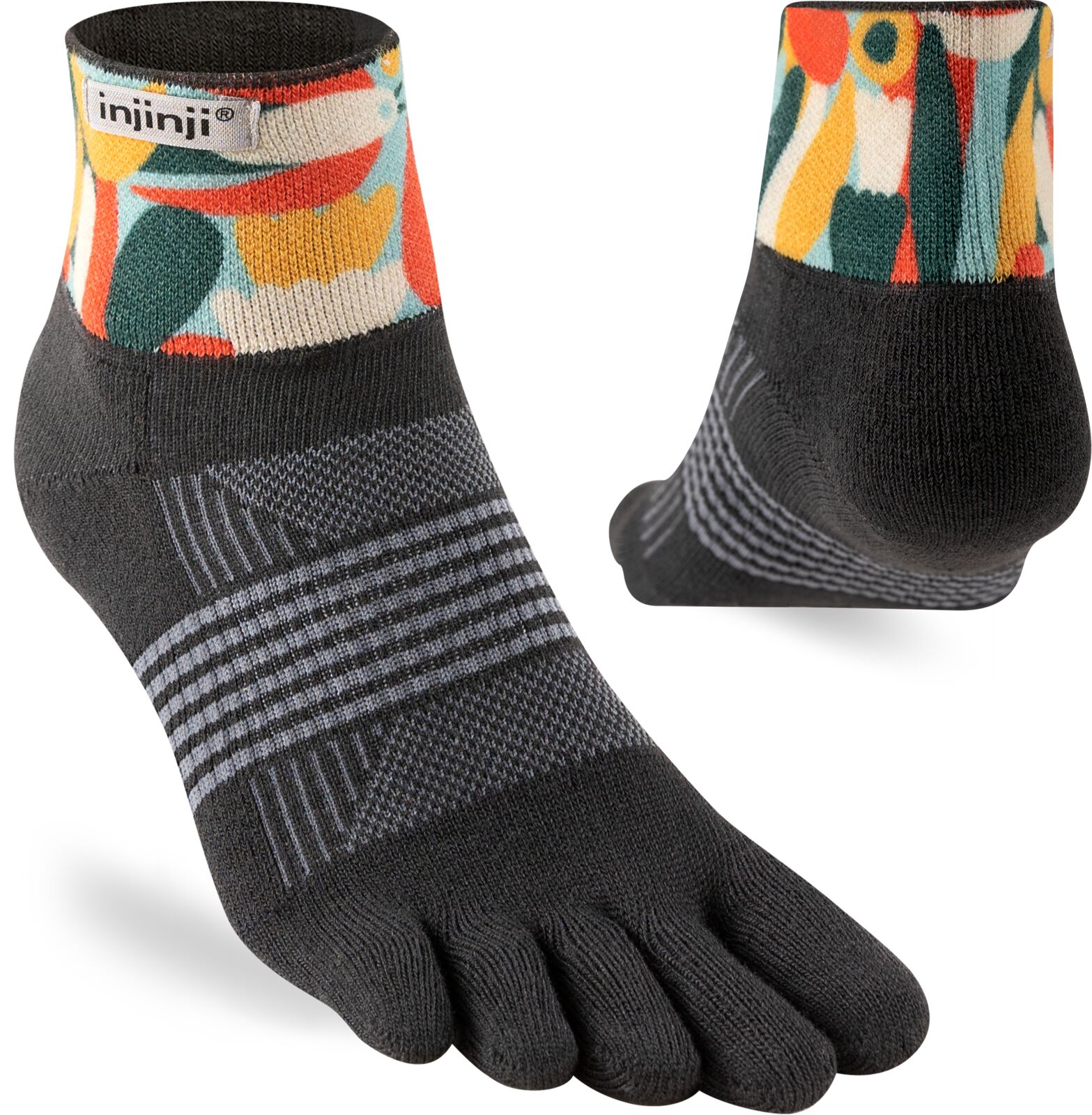 Injinji Artist Designed Women’s Mini-Crew – Zehen Laufsocken – Bild 3