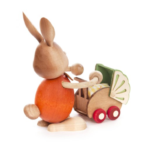 Osterhase Stupsi mit Kinderwagen – Bild 3