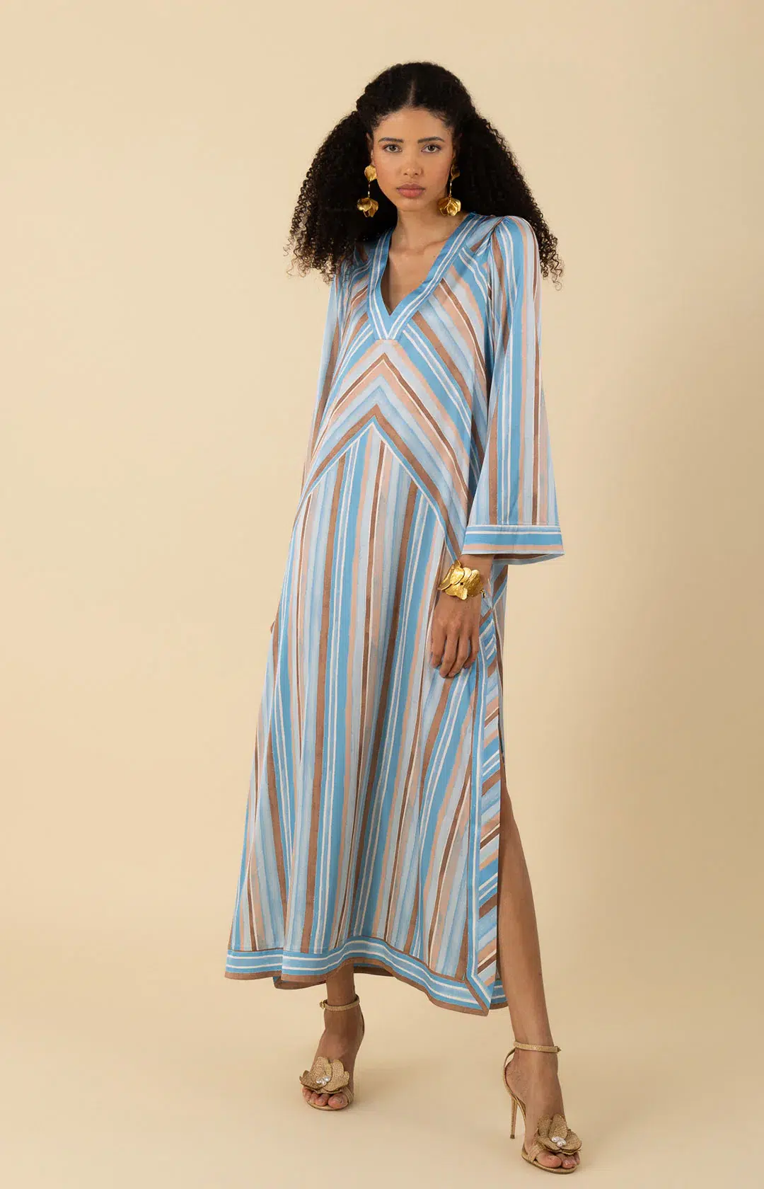 Hale Bob Maxikleid “Blau Mix”