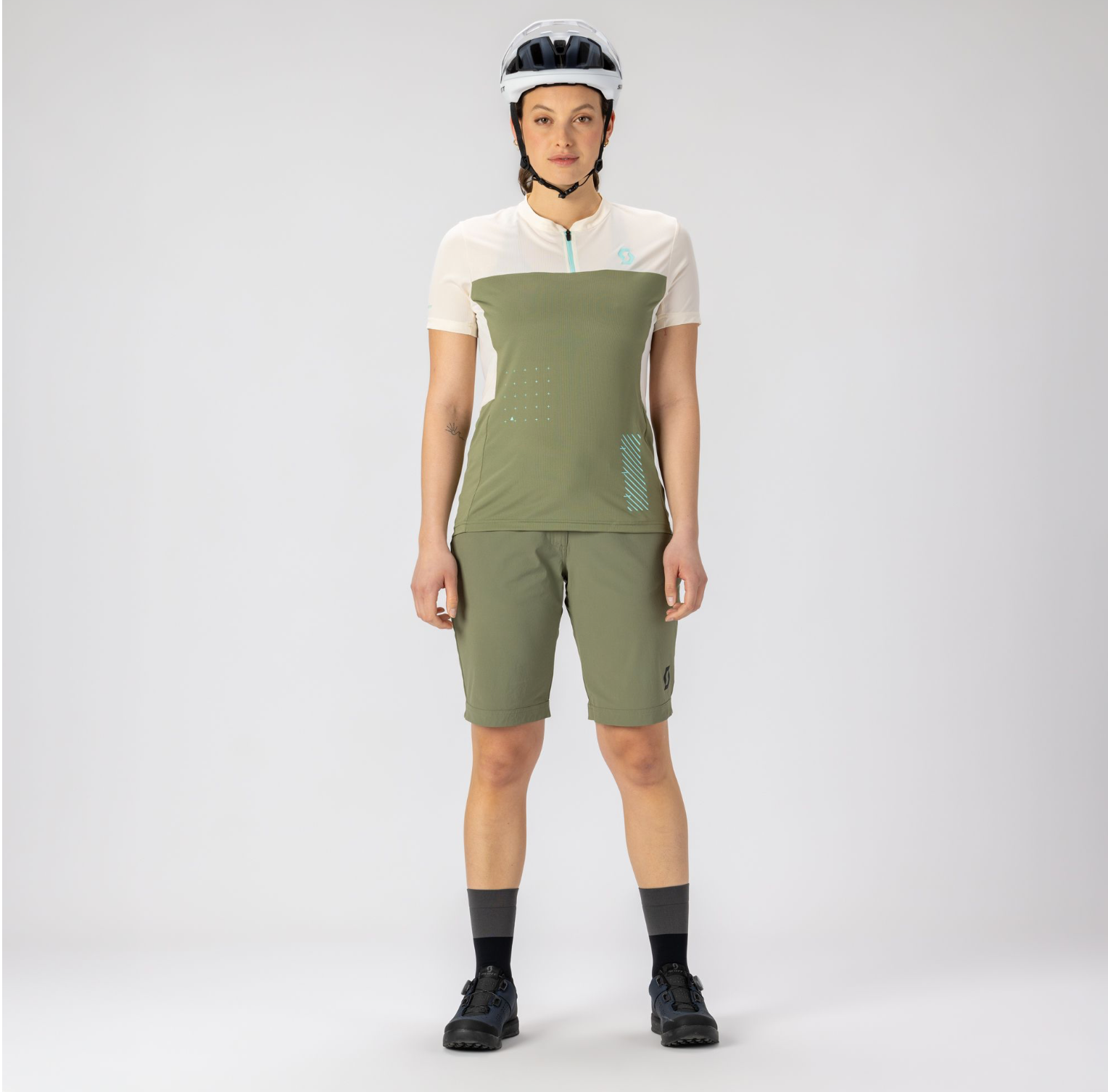 Scott TRAIL VERTIC Kurzarm-T-Shirt mit Reißverschluss DAMEN – Bild 5