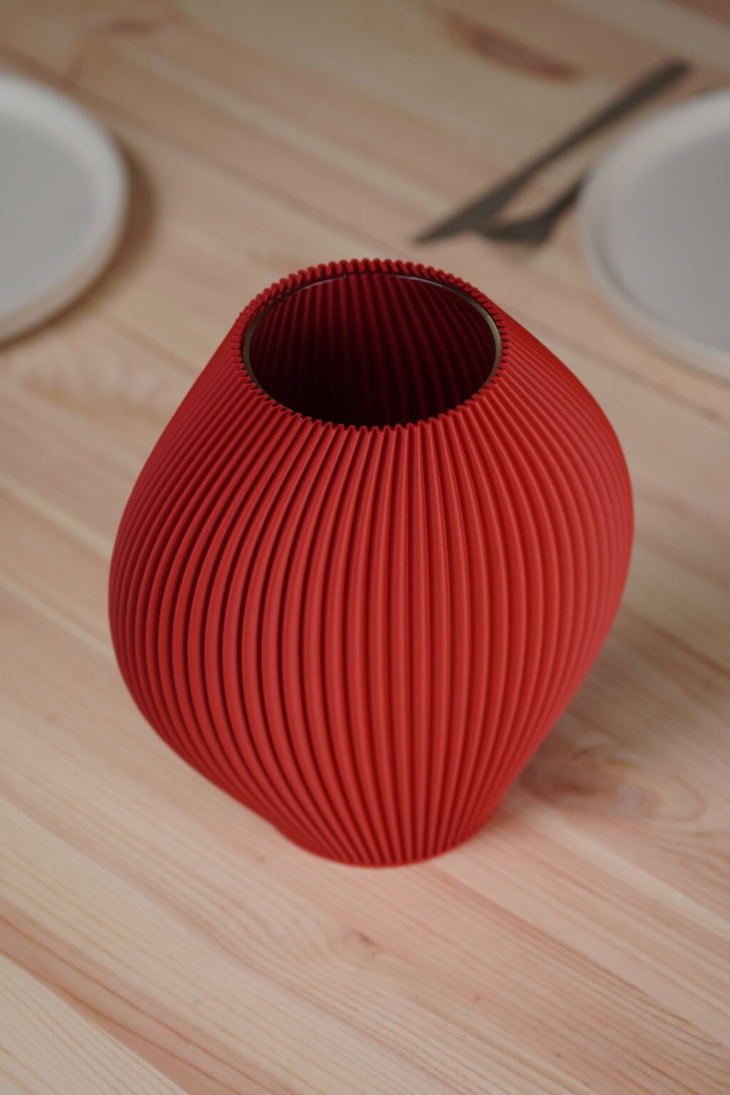 Riina Vase No.2 | Blaugrau von Blomskol – Bild 3