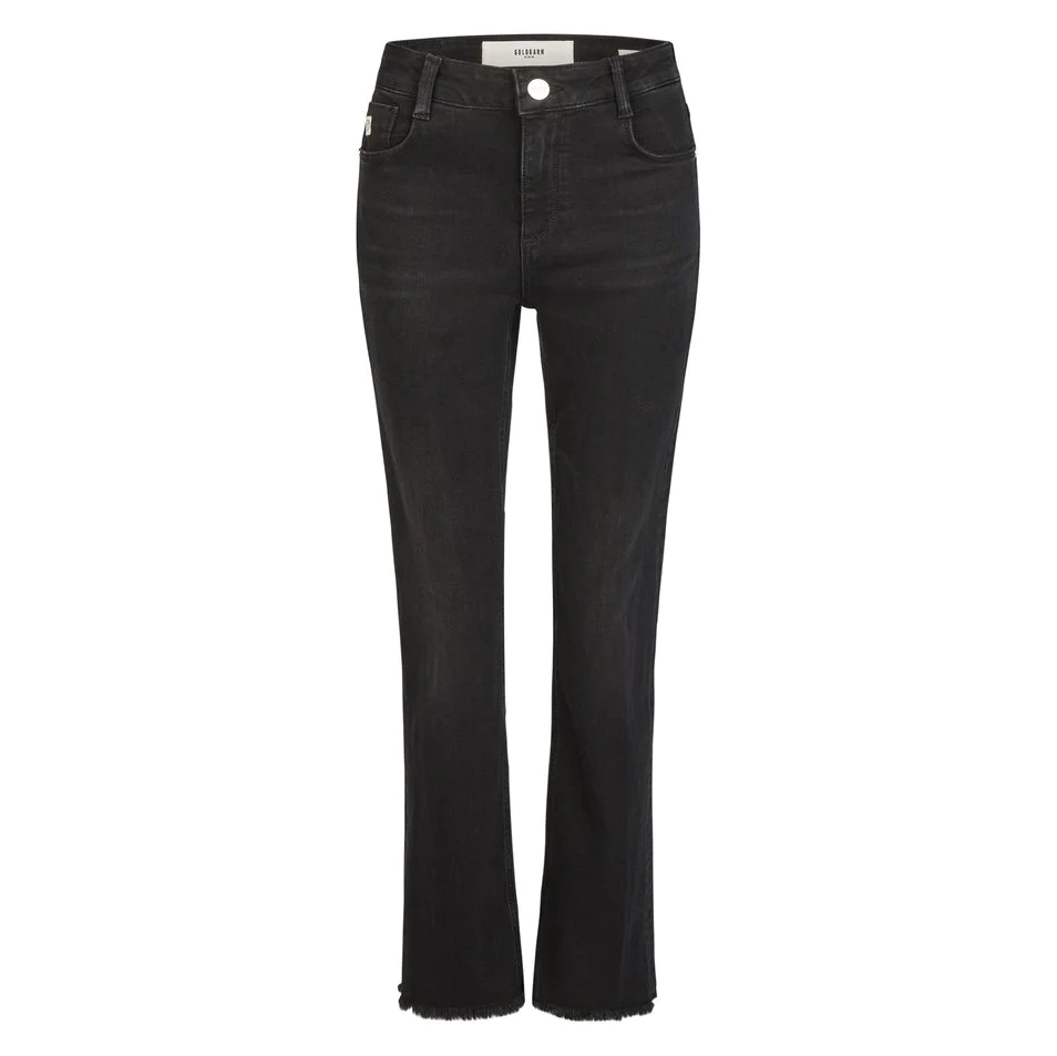 Goldgarn Hose “Lindenhof Kick Flare” Black