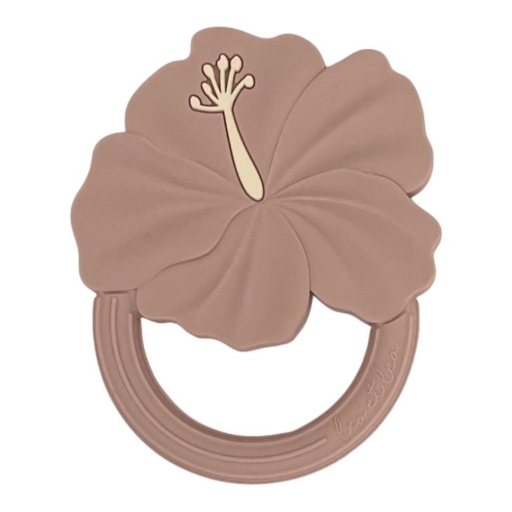 Beißring Hibiskus Rosewood von Leo et Lea