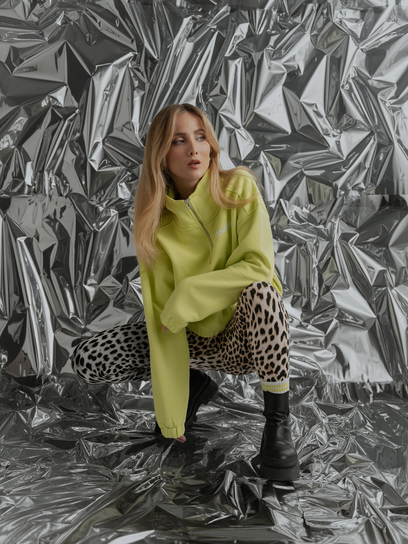 Oh April “Rita” Leggings Leo Braun – Bild 6