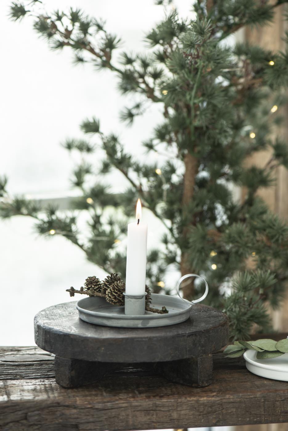 Ib Laursen Kerzenhalter “Kammerleuchte” Grau – Bild 2