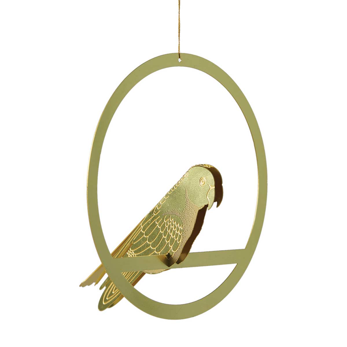 Another Studio – HANGING BIRD – Mini Mobile aus Messing