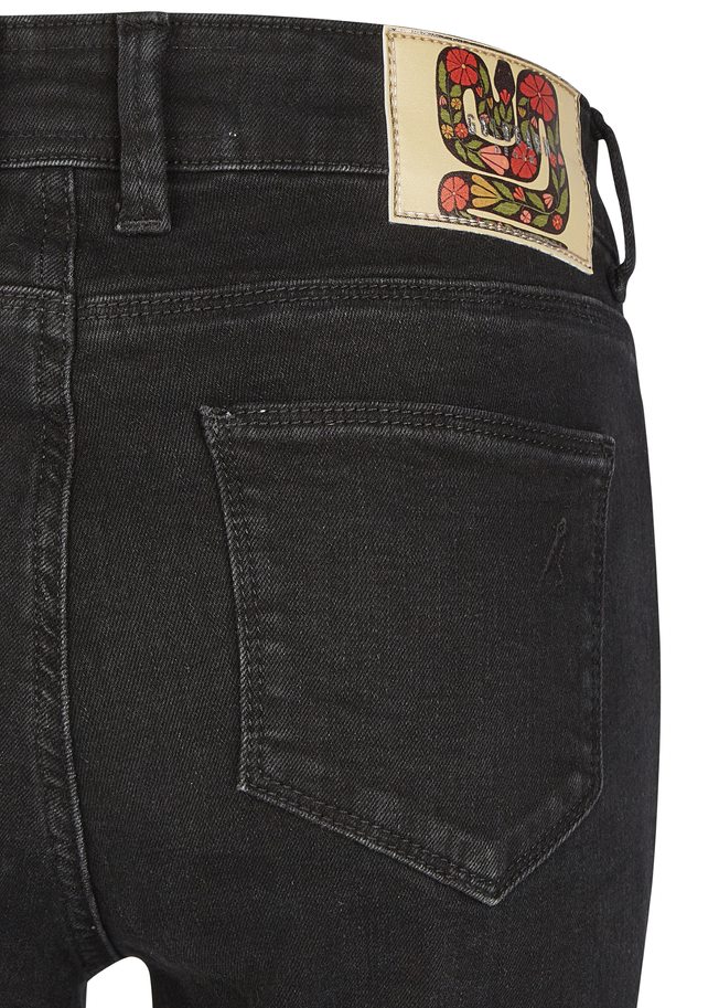 Goldgarn Hose “Lindenhof Kick Flare” Black – Bild 7