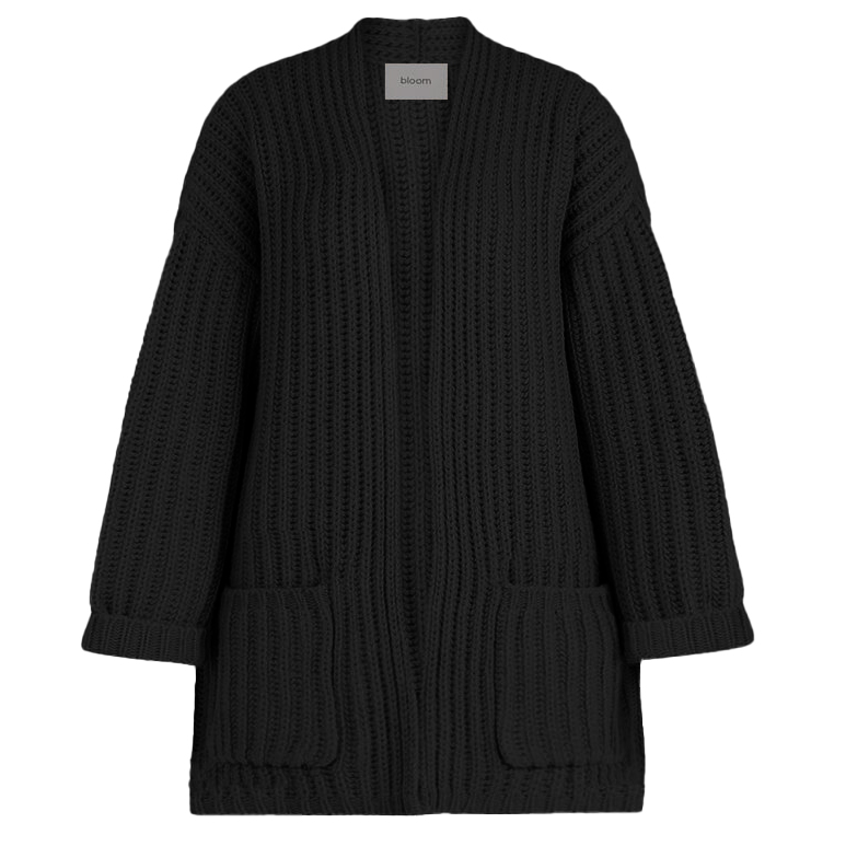 Bloom Strickmantel/Cardigan “Schwarz”
