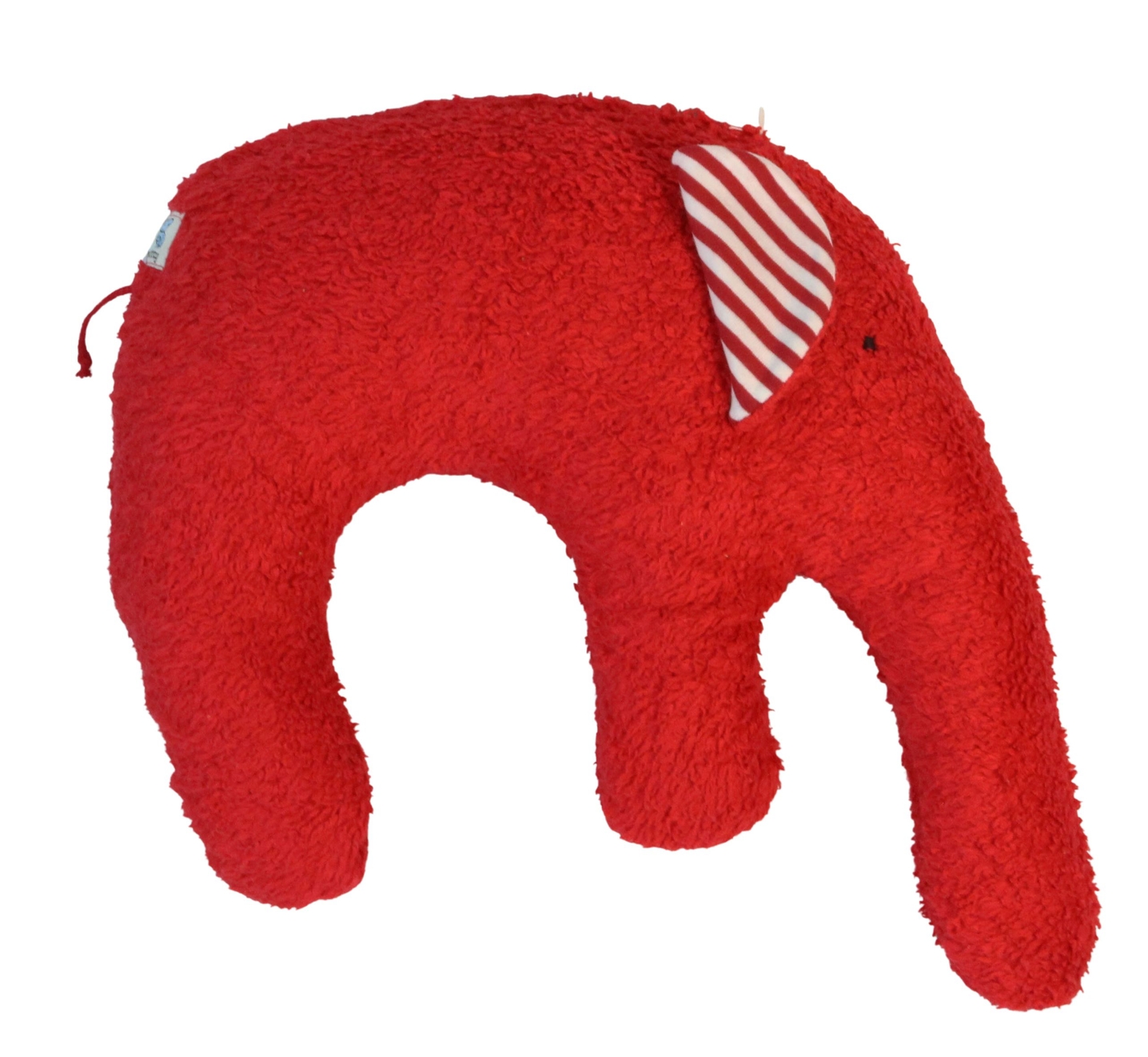 Bio Öko Kinder Kuschelkissen „Elefant“ Rot von Pat & Patty