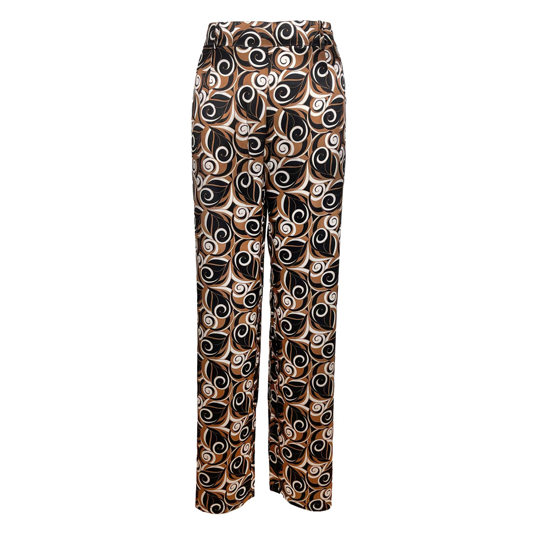 Charlotte Sparre Seidenhose “Swung” Wide Pants