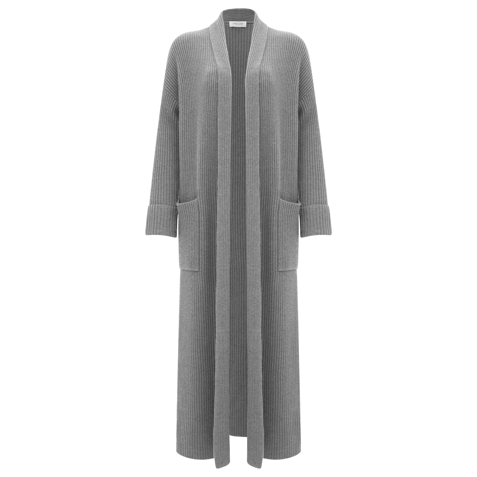 Joyce&Girls lange Strickjacke “Sonia” Grau