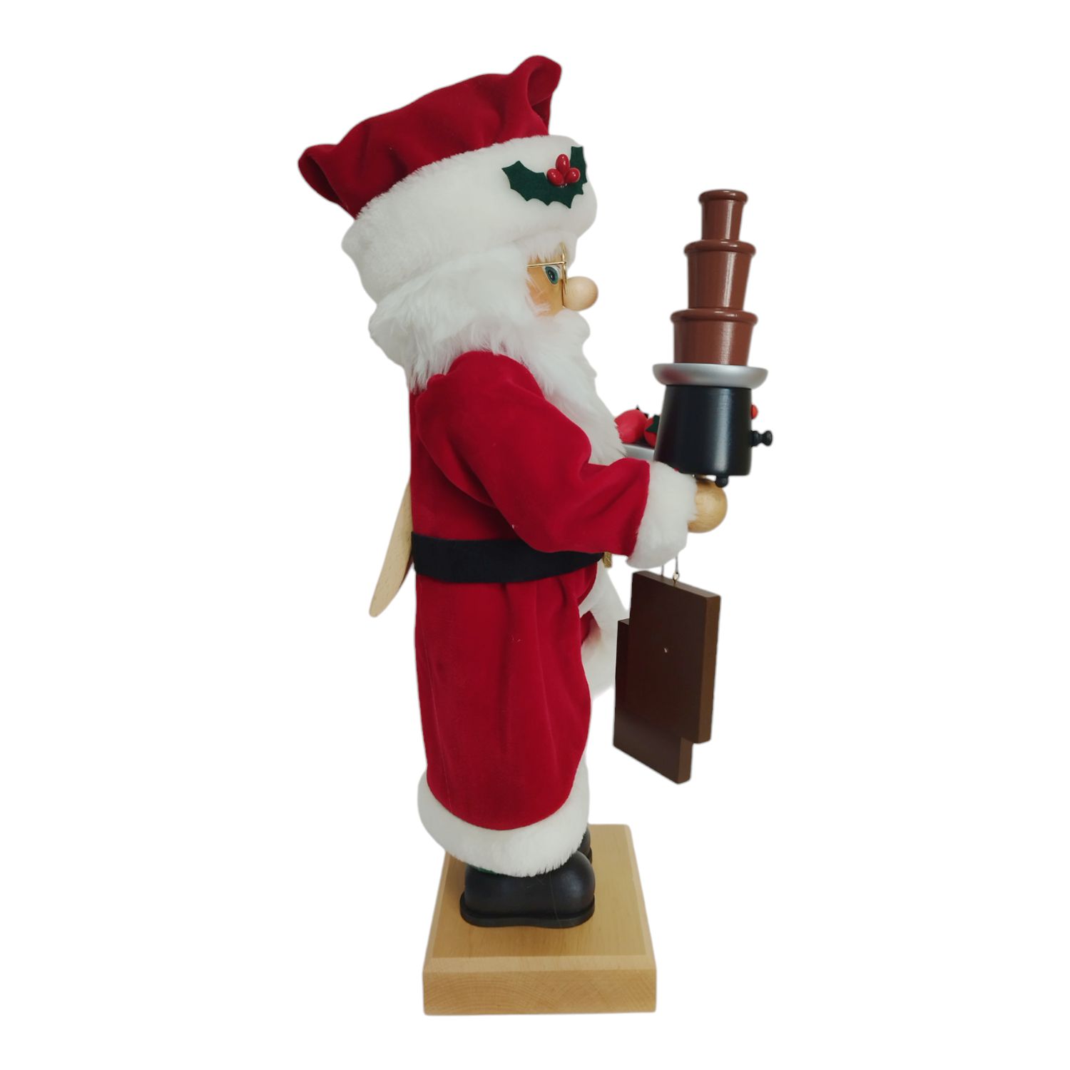 Nussknacker Weihnachtsmann mit Schokobrunnen – Bild 9