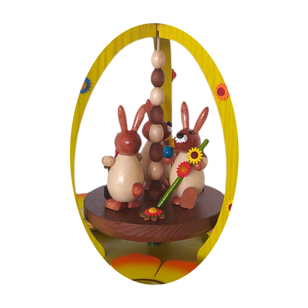 Motiv 2 Osterpyramide 3 Hasen, bunt – Bild 5