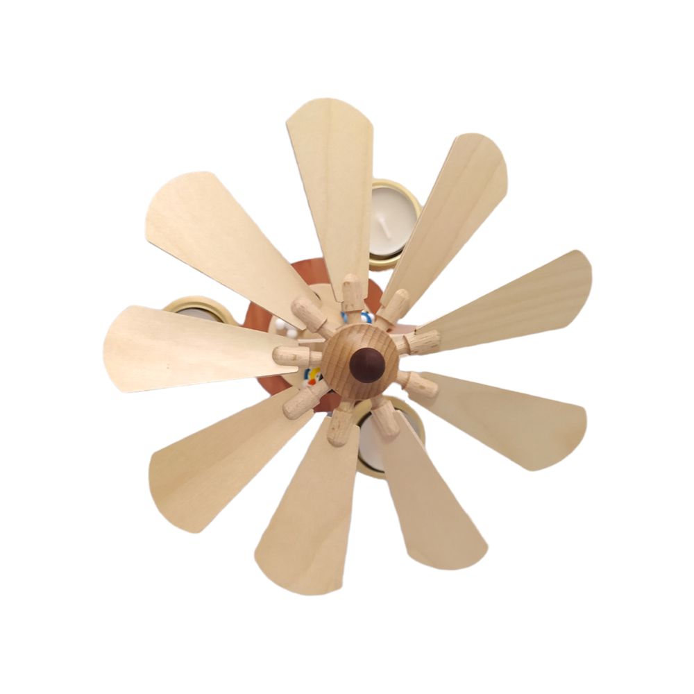 Design Teelichtpyramide Schneemänner – Bild 8