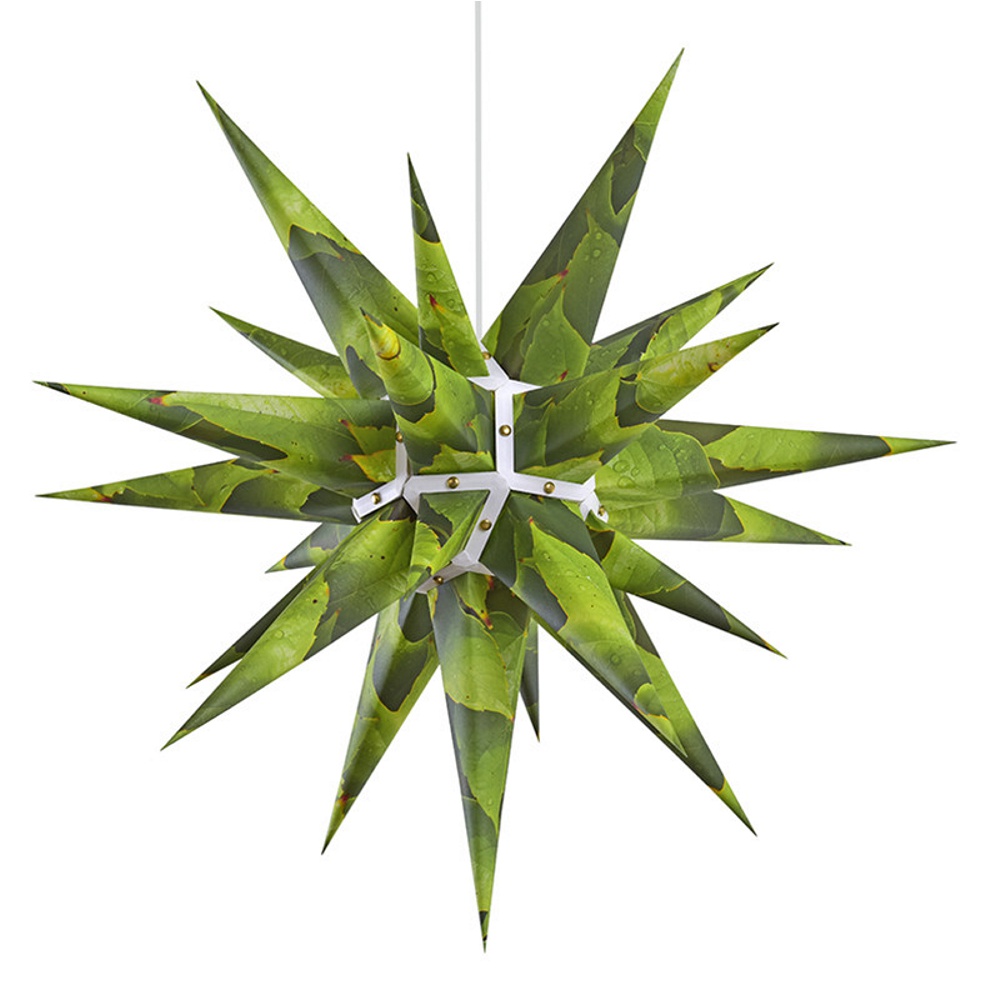 Herrnhuter Stern Edition Natur Papier 60cm, Weinlaub – Bild 3