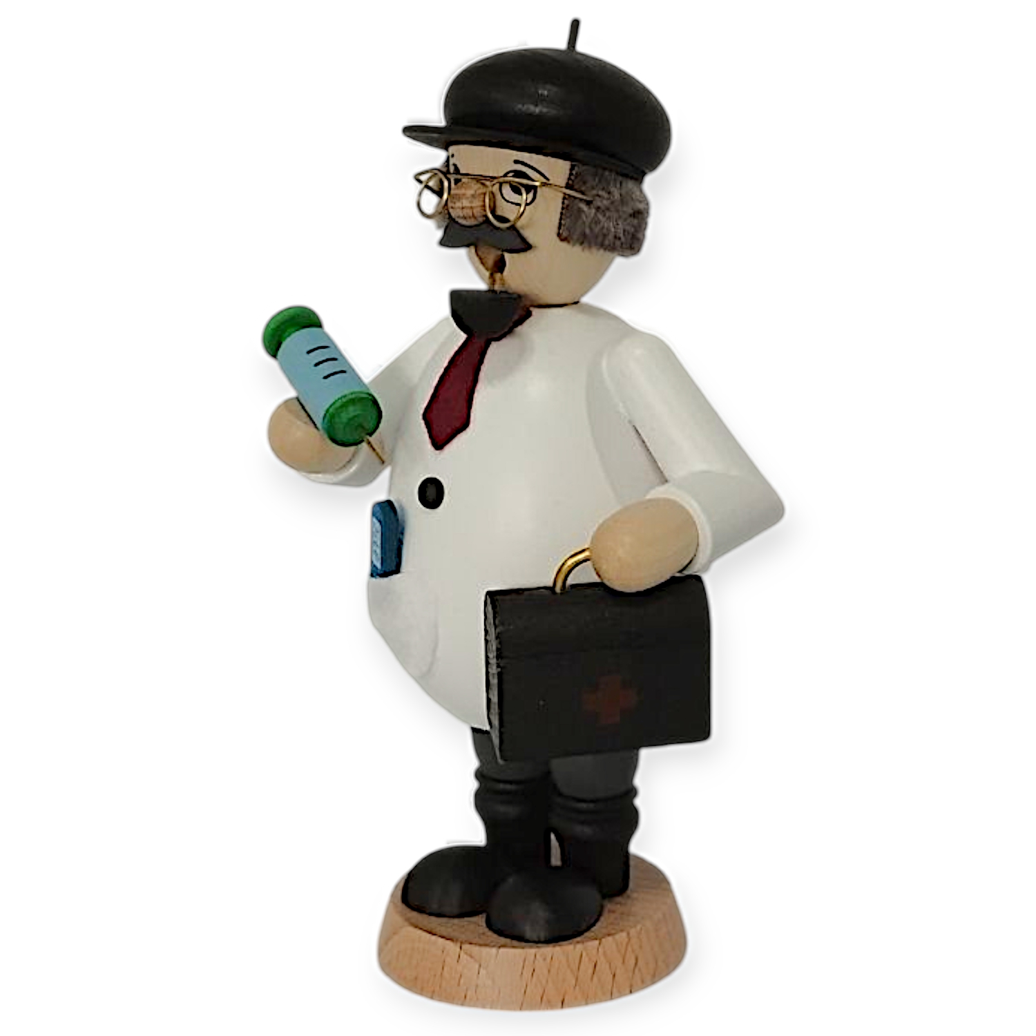 Räuchermann Arzt, farbig – Bild 3