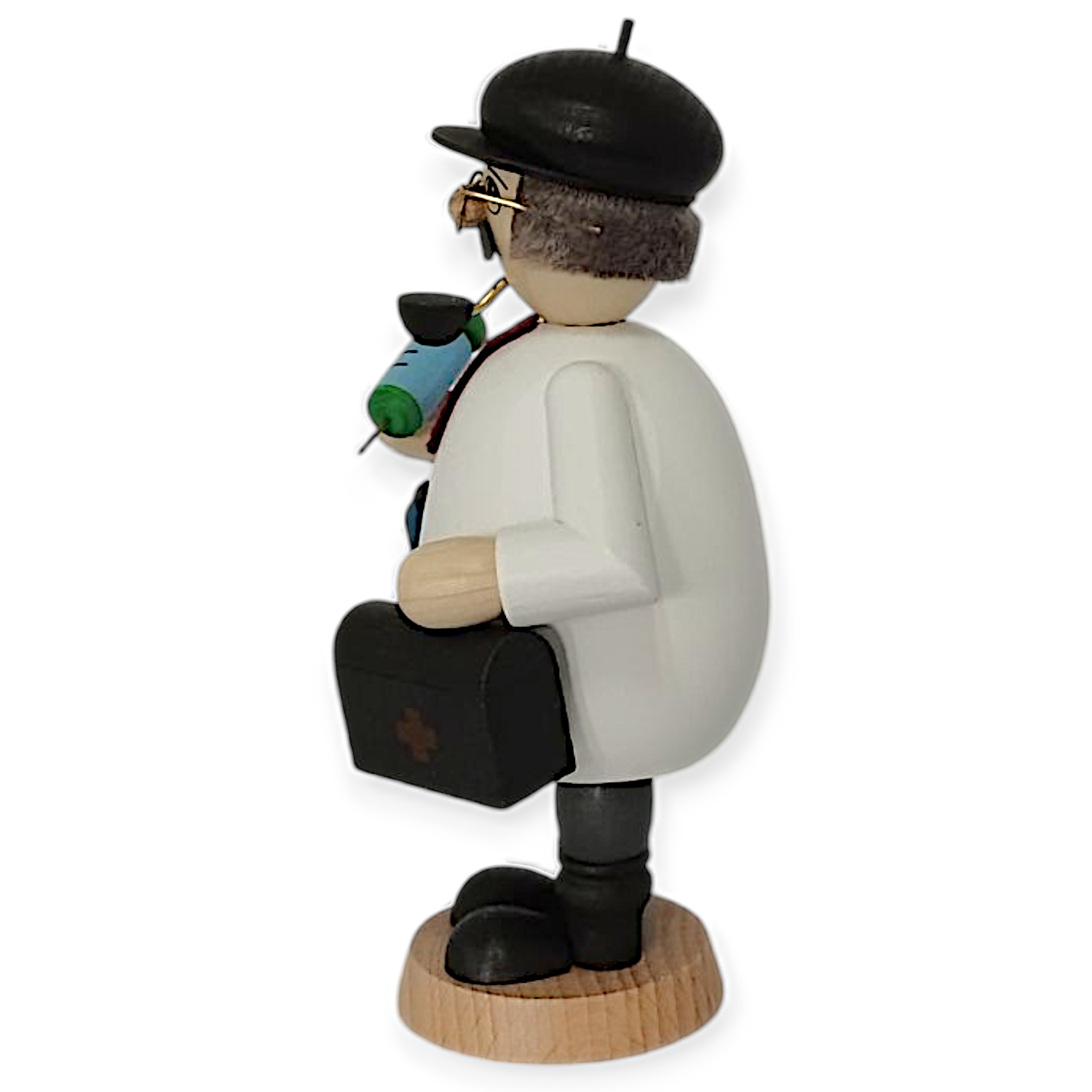 Räuchermann Arzt, farbig – Bild 4