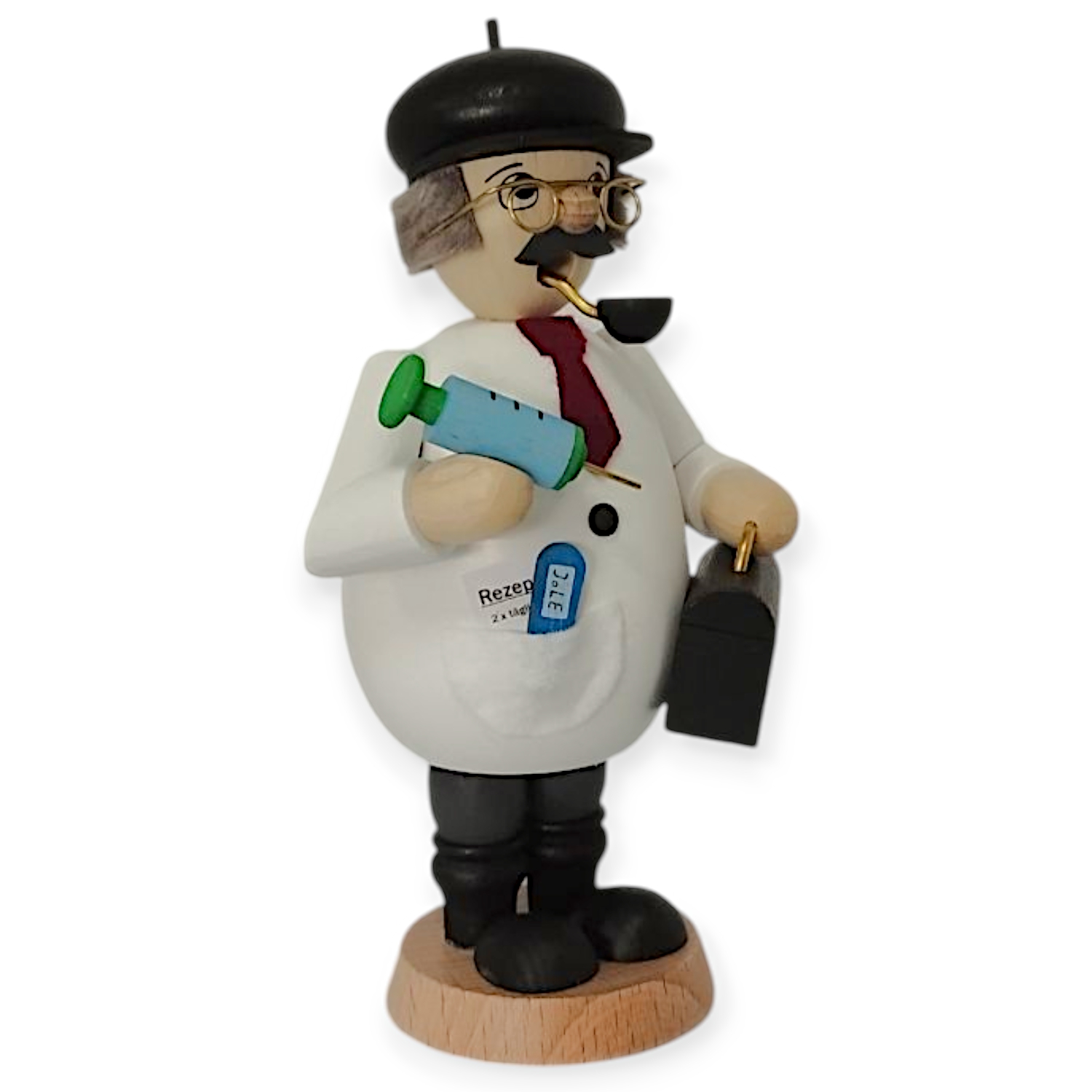 Räuchermann Arzt, farbig – Bild 9