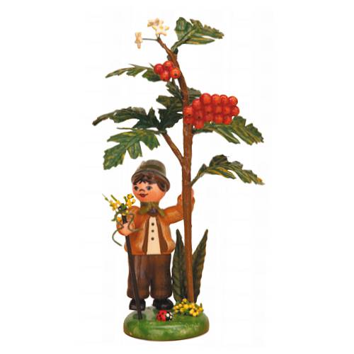 Herbstkind Junge mit Vogelbeere – Bild 2