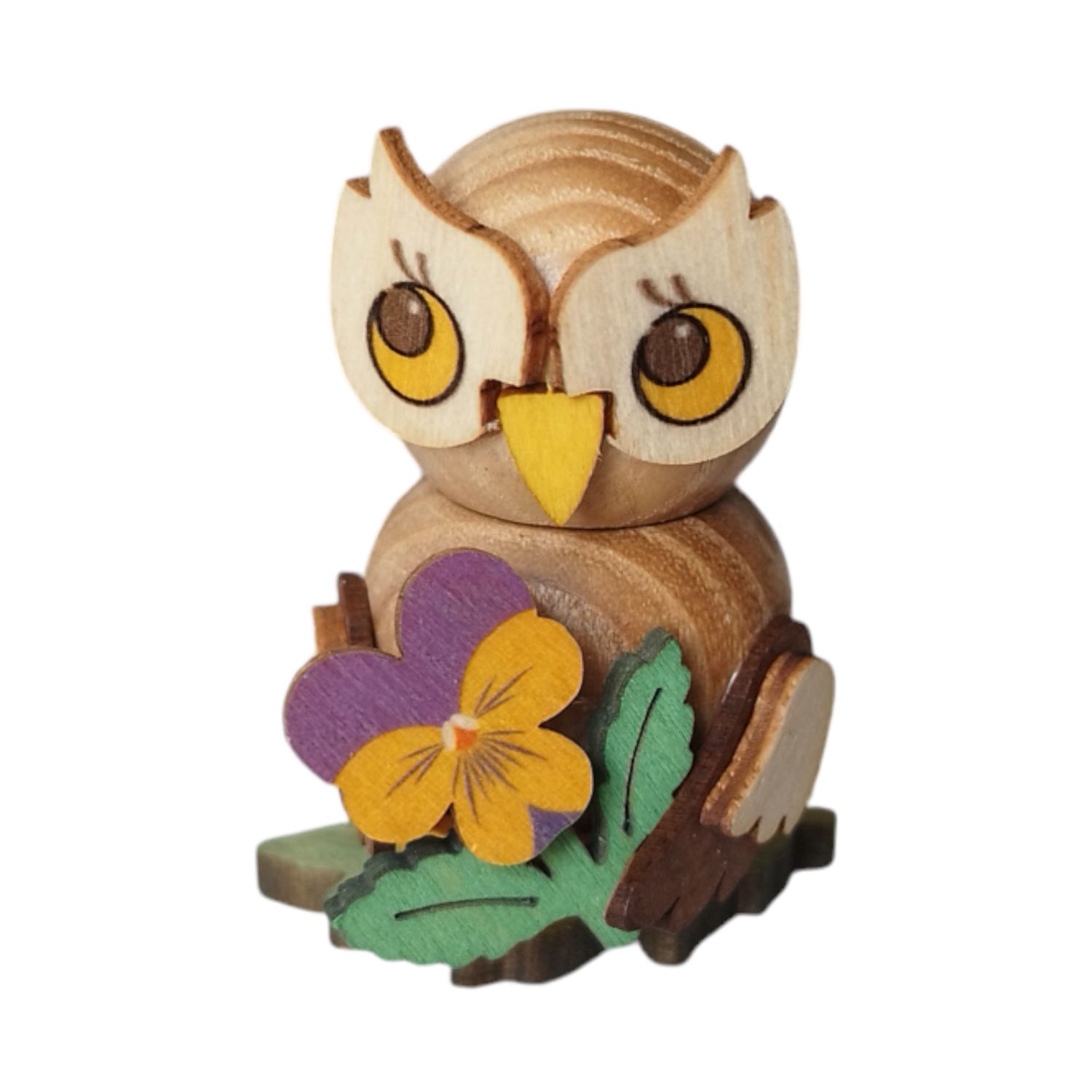 Eulenkind mit Blume – Bild 2