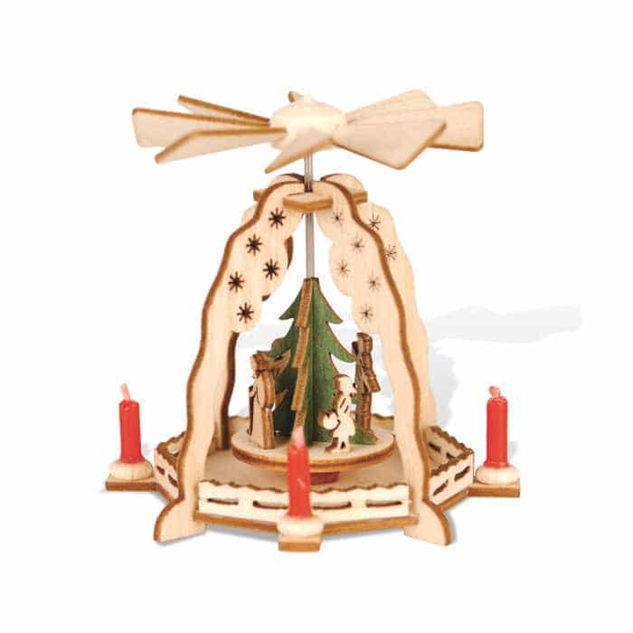 Mini-Pyramide Waldleute mit grünem Baum – Bild 2