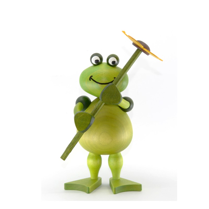 Frosch Freddy mit Blume – Bild 2