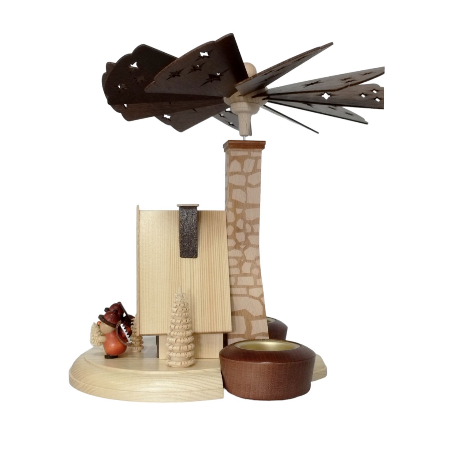 Räucherpyramide Förster mit Baummauser – Bild 4