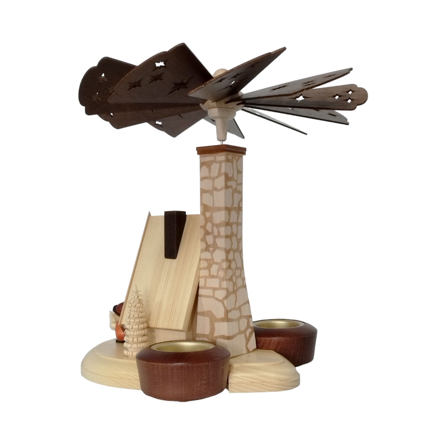 Räucherpyramide Förster mit Baummauser – Bild 5