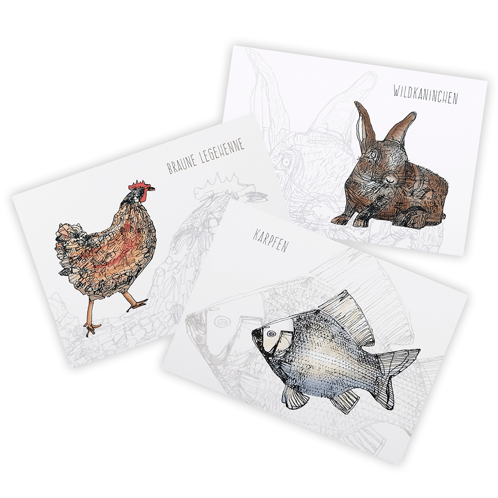 Postkarte „Karpfen“ – Bild 3