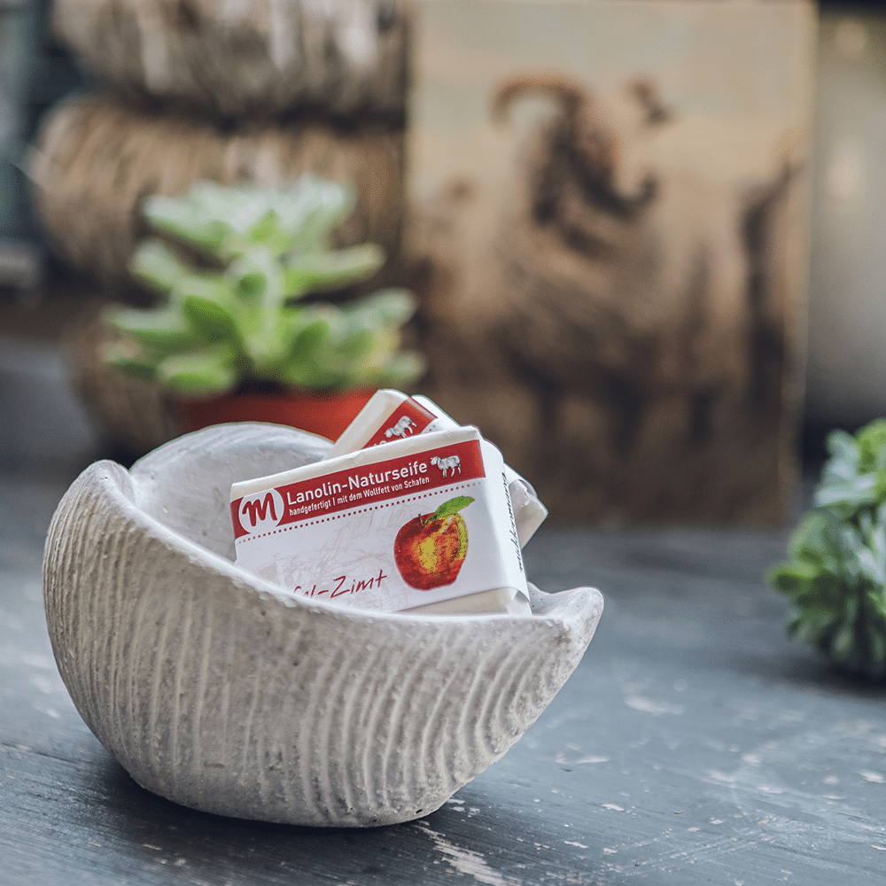 Lanolin-Naturseife Apfel-Zimt