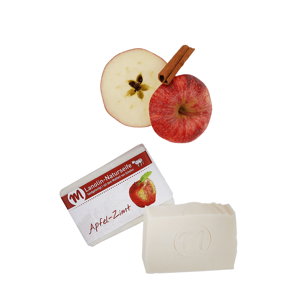 Lanolin-Naturseife Apfel-Zimt – Bild 3