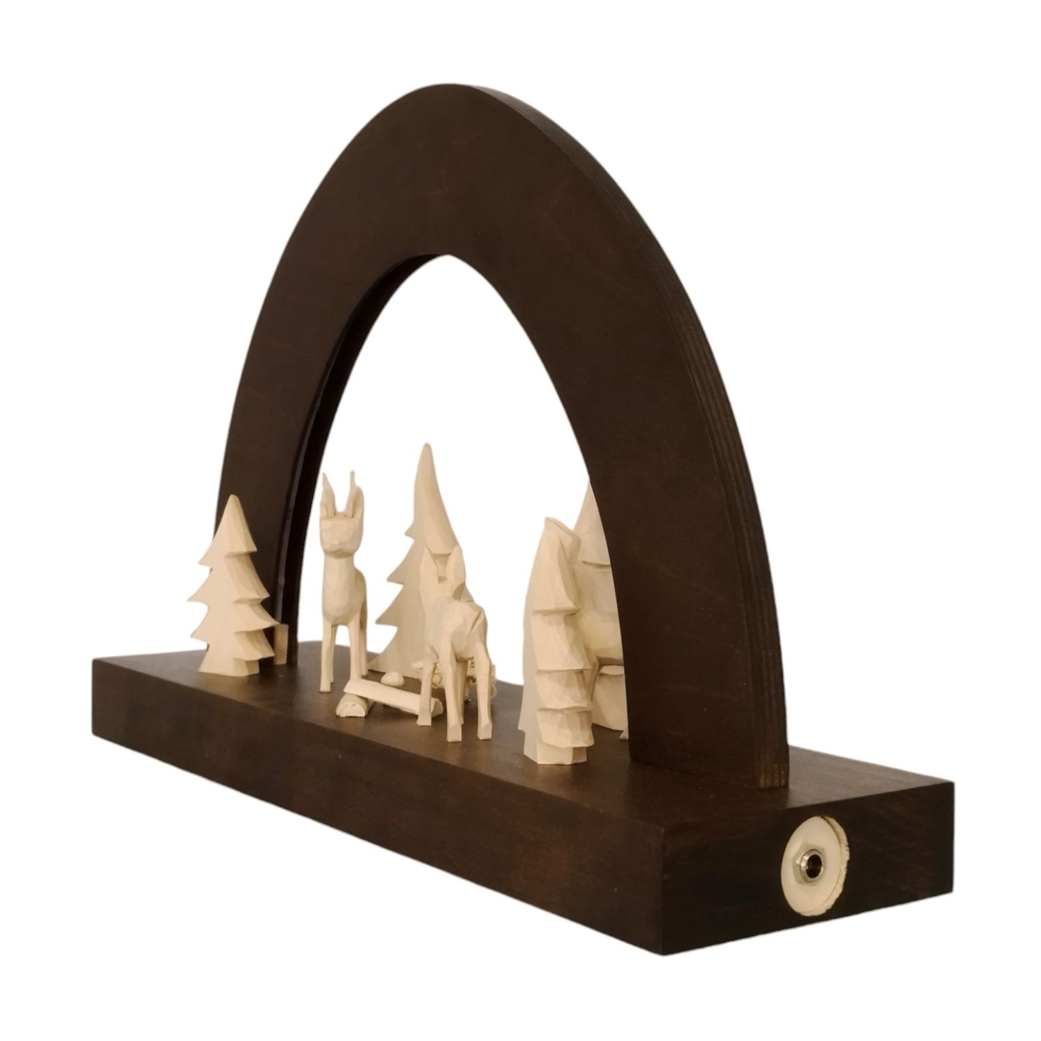 Schwibbogen mit Waldmotiv – Bild 3