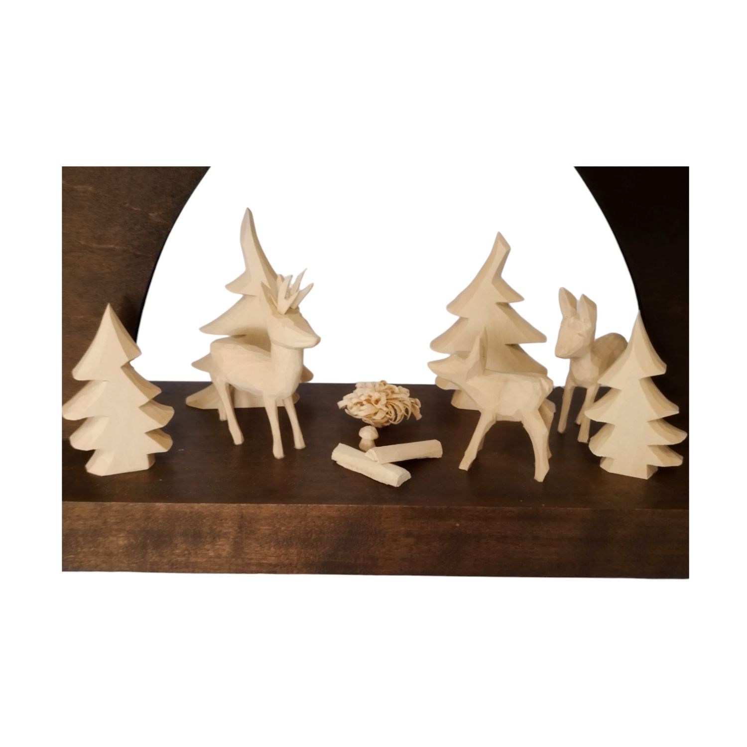 Schwibbogen mit Waldmotiv – Bild 5