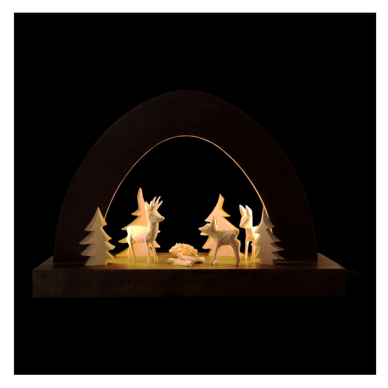 Schwibbogen mit Waldmotiv – Bild 6