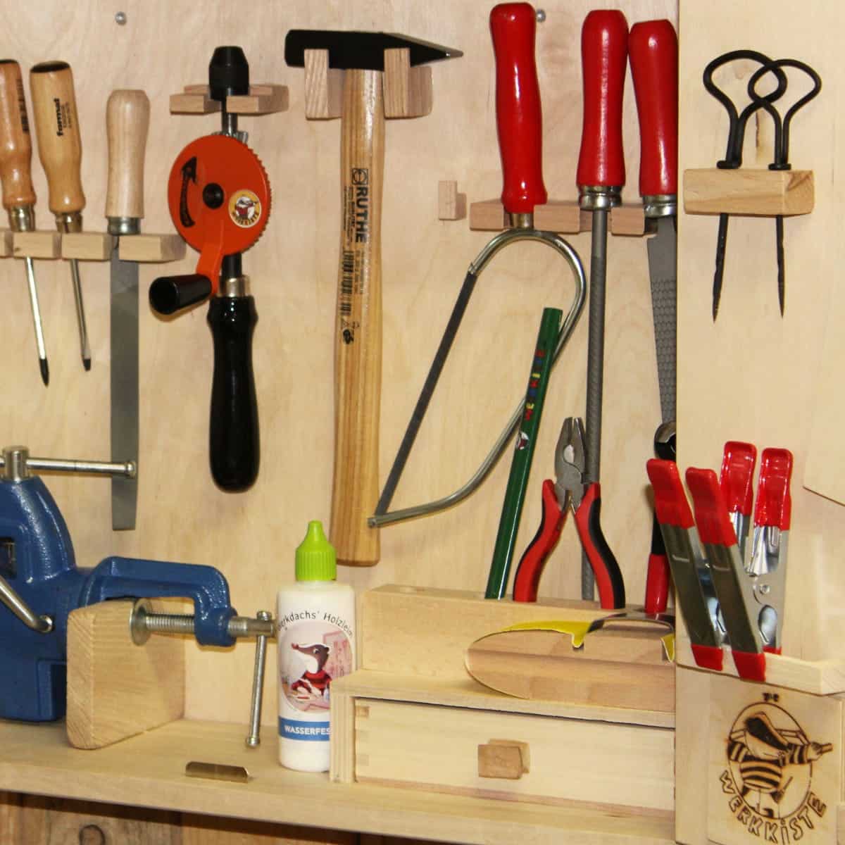 Werkdachs‘ Kinder-Werkzeugschrank Pro – Bild 4