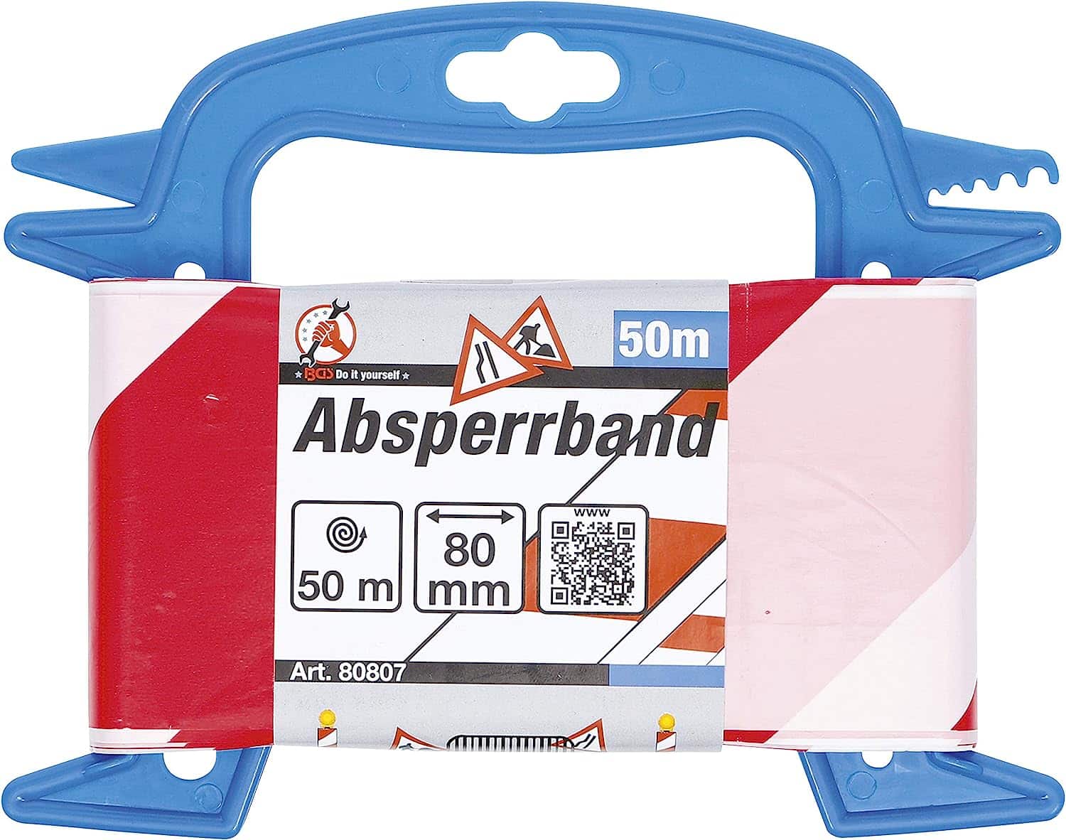 Baustellen Absperrband 80 mm x 50 m – Bild 3