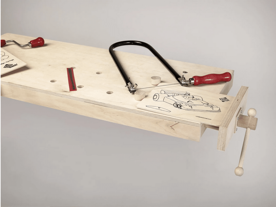 Leichte tragbare Arbeitsplatte für Laubsägearbeiten – Bild 5