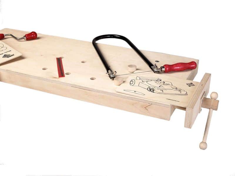 Leichte tragbare Arbeitsplatte für Laubsägearbeiten