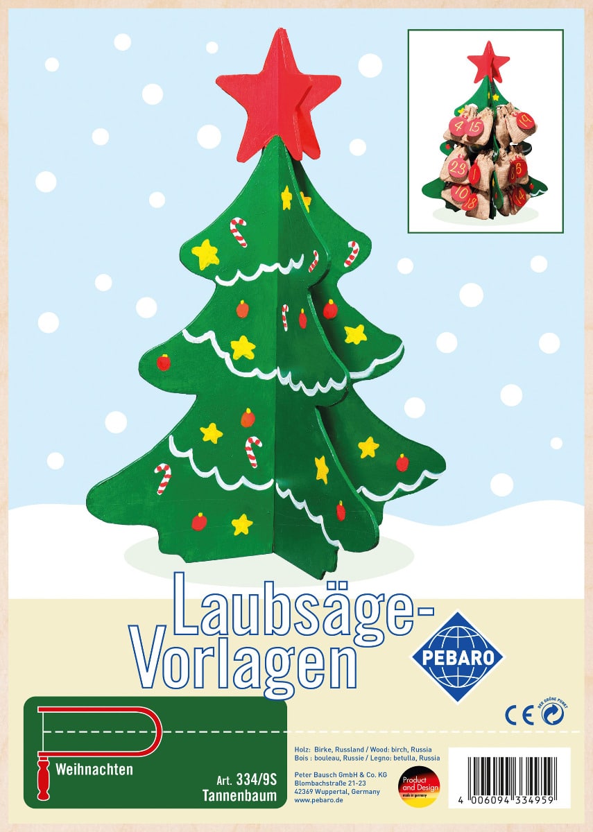 Laubsäge Vorlage Tannenbaum