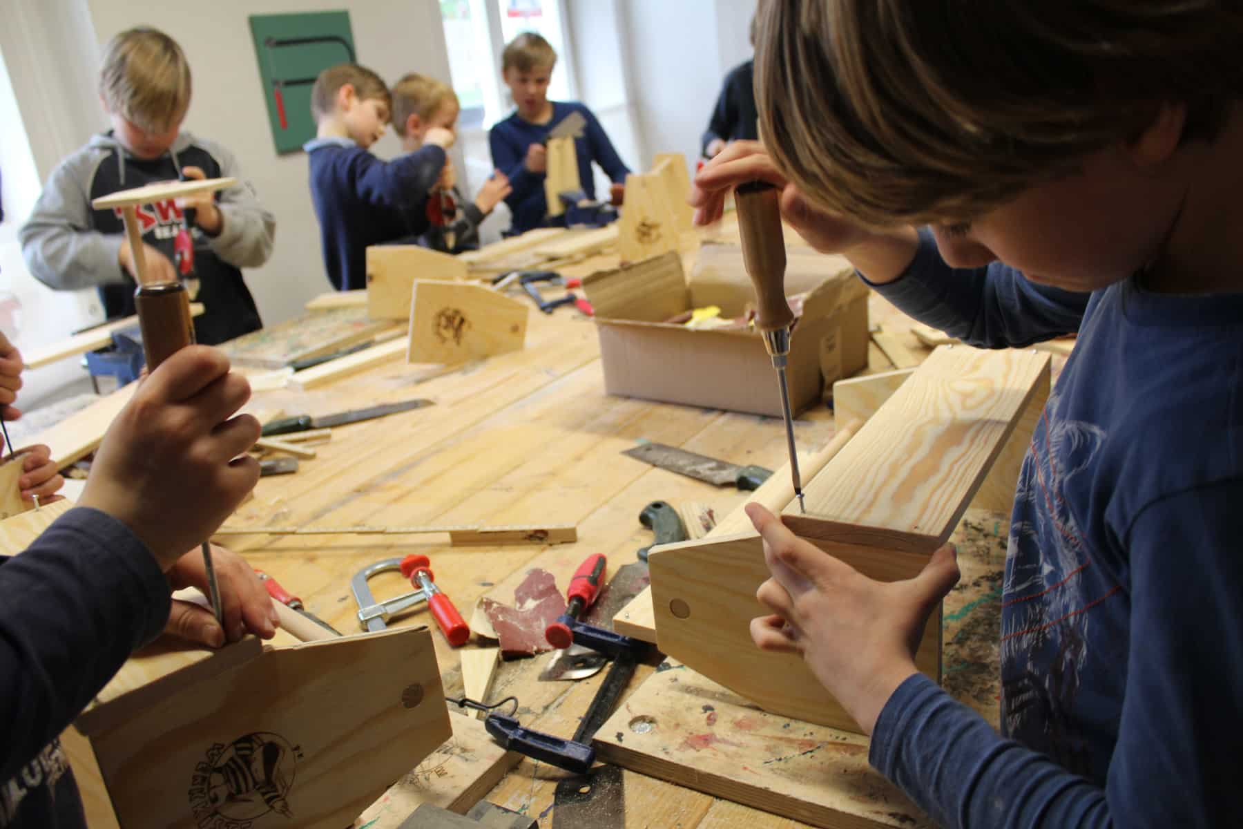 Werkzeugkasten Metall blau/schwarz – Bild 4